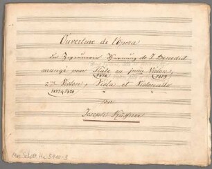 The Gypsy's warning, Auswahl, arrangiert, Violoine (2), Viola, Violoncello. - BSB Mus.Schott.Ha 5410-3