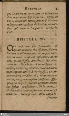 Epistola XIV.