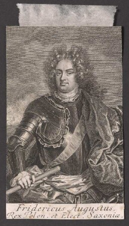 Porträt Friedrich August I., Kurfürst von Sachsen (1670-1733)
