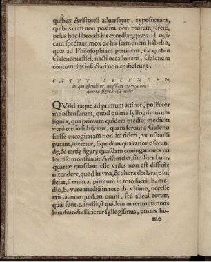 Caput Secundum, in quo ostenditur quasdam coniugationes quartae figurae esse utiles.