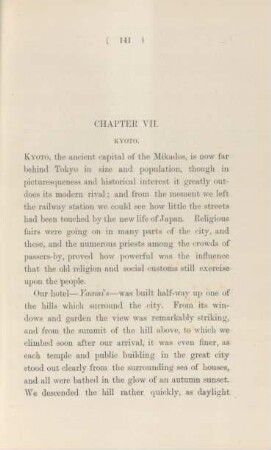 Chapter VII. Kyoto