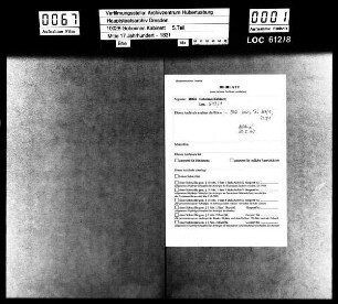 Archiv der königlichen Gesandtschaft zu Paris, Briefe, Depeschen, Varia, Bd. 14