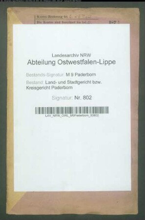 Erblasser: Rustemeyer, Sophia: