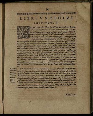 Libri Undecimi Institutum.