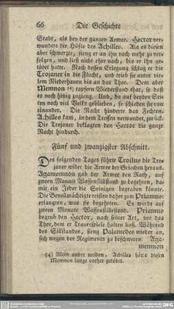 Fünf und zwanzigster Abschnitt