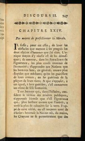 347-366, Chapitre XXIV. Des moyens de perfectionener la'Morale