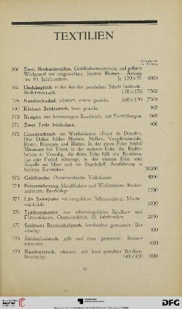 Textilien (Nr. 566-579)