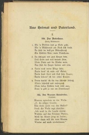 Aus Heimat und Vaterland