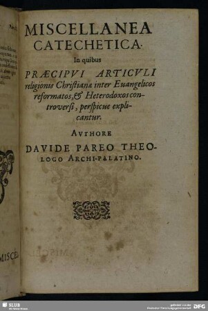 Miscellanea Catechetica