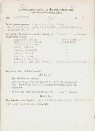 Heberle, Franz