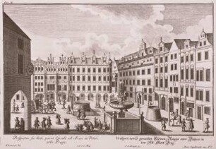 Prag "Prospect des so genannten Kleinen Ringes oder Platzes in der Alt-Stadt Prag"
