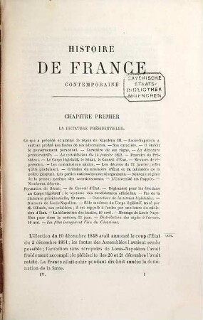 Histoire de France Période contemporaine : Règne de Louis-Philippe - République de 1848 Empire-République jusqu‛à la constitution de 1875, IV