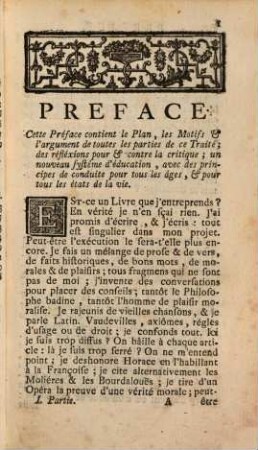 Traité Du Vrai Merite De L'Homme, Considéré dans tous les âges & dans toutes les conditions : Avec Des Principes D'Education propres à former les jeunes Gens à la vertu, 1