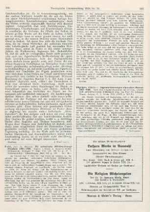 595-596 [Rezension] Pohl, Heinrich, Die katholische Militärseelsorge Preußens 1797-1888