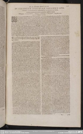 In Secundam Epistolam Johannis Apostoli Catholica Expositio Ecclesiastica