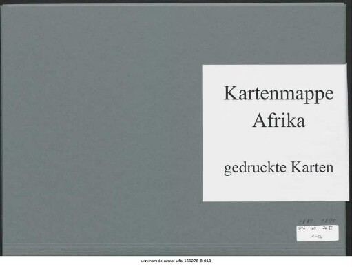 Belgisch-Kongo : 1889-1890 : Kartensammlung