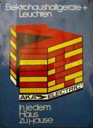 Werbeschild "Aka Electric"