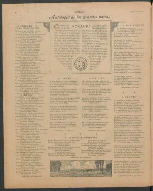 Antología de los grandes poetas : Horacio
