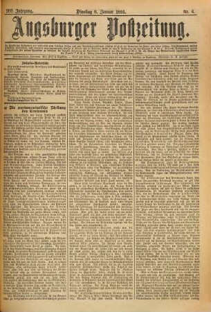 Augsburger Postzeitung. 1895 = Jg. 209, 1 - 3