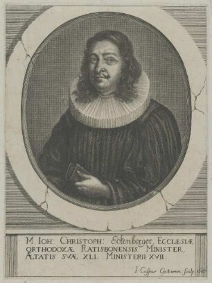 Bildnis des Ioh. Christoph Eckenberger
