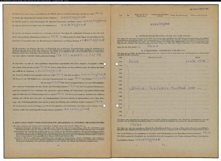 Entnazifizierung Amanda Schueler, geb. 10.04.1900 (Kauffrau)