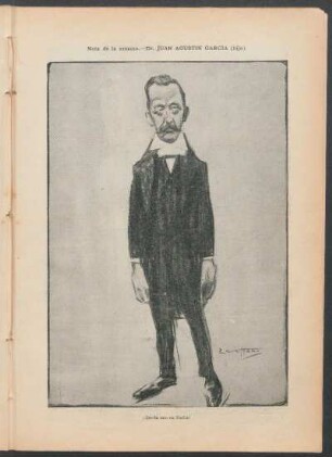 Nota de la semana - Dr. Juan Agustín García (hijo) - [Dibujo]