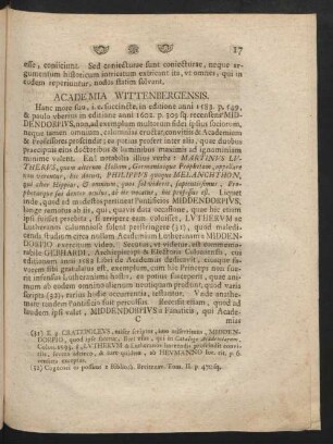 Academia Wittenbergensis.