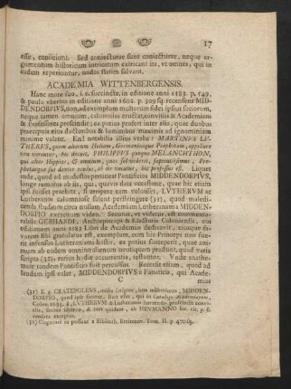 Academia Wittenbergensis.