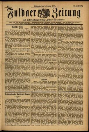 Ausgabe vom Mittwoch, den 09. Januar 1895.