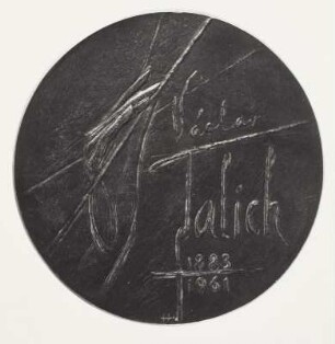 Medaille auf den Dirigenten Václav Talich
