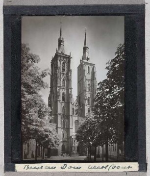 Breslau (Wrocław): Dom, Westfront