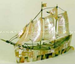 Modell eines Segelschiffes