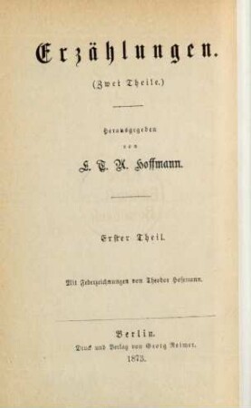 Bd. 11: E. T. A. Hoffmann's gesammelte Schriften