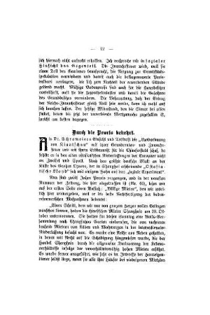 Durch die Praxis bekehrt