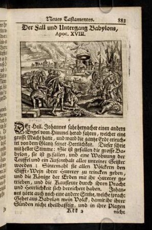 883-892, Der Fall und Untergang Babylons. Der angefesselte Drach. Das neue Jerusalem.
