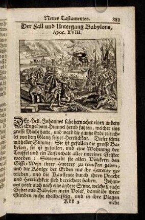 883-892, Der Fall und Untergang Babylons. Der angefesselte Drach. Das neue Jerusalem.