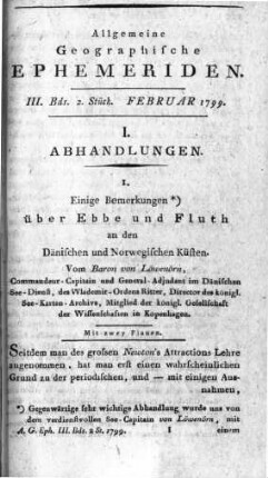 2. Stück Februar 1799