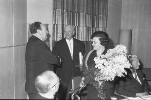 70. Geburtstag des Verlegers und Chefredakteurs der "Badischen Neuesten Nachrichten" Wilhelm Baur.