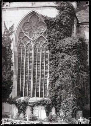 Kloster; Ostfenster der Kirche, äusseres
