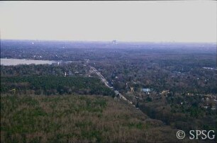 Berlin, Schäferberg, Blick auf die Umgebung.