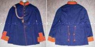 Uniformrock für Unteroffiziere (Sergeanten), 2. Lothringisches Infanterie-Regiment Nr. 131 - mit zwei Schützenschnüren