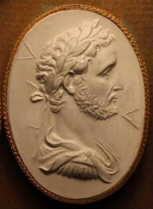 Profilbildnis des Antoninus Pius (Daktyliothek, Das Alterthum nach Lippert und Visconti)