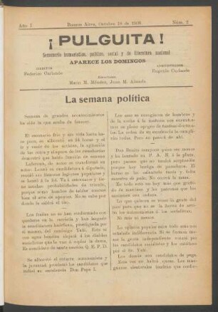 La semana política