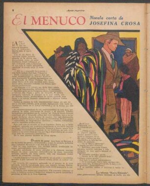 El menuco : Novela corta de Josefina Crosa