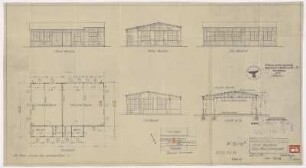 Prov. Masch. Werkstatt [m. Lageplan]