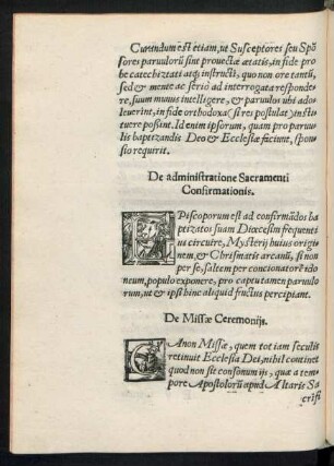De Missae Ceremoniis.