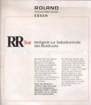 Gebrauchsanweisung zum Messgerät zur Selbstkontrolle des Blutdrucks