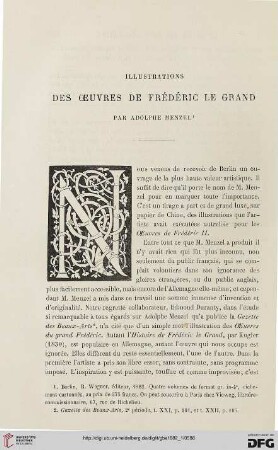 2. Pér. 25.1882: Illustrations des œuvres de Frédéric le Grand par Adolphe Menzel