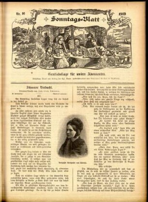 Ausgabe vom Sonntag, den 19. April 1903.