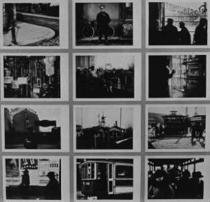 Szene aus dem experimentellen Dokumentarfilm "Filmische Plaudereien" (Alltag in der Äußeren Neustadt und in Pieschen)